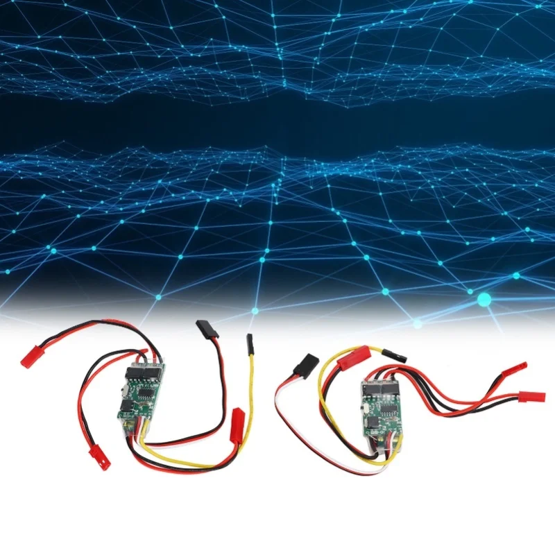 2개 브러시드 ESC 듀얼 웨이 양방향 ESC RC 모델 보트 탱크 130 180 브러시드 모터용