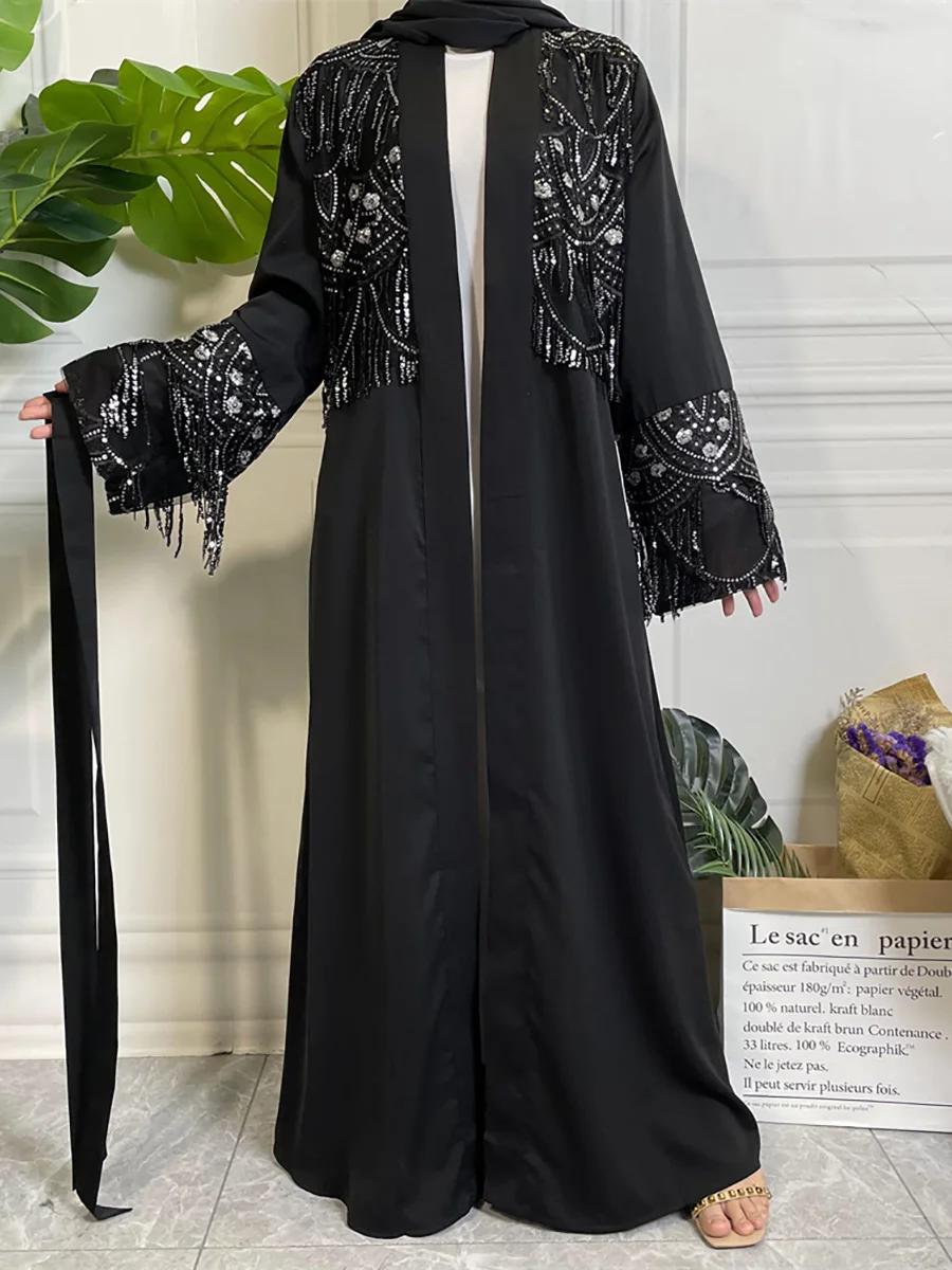 Chaomeng Femme Musulmane Ramadan Kaftan Turkey Islamic Clothing Muslim For Women Dubai Abaya Modest Robe Caftan Mrocain Jilbab