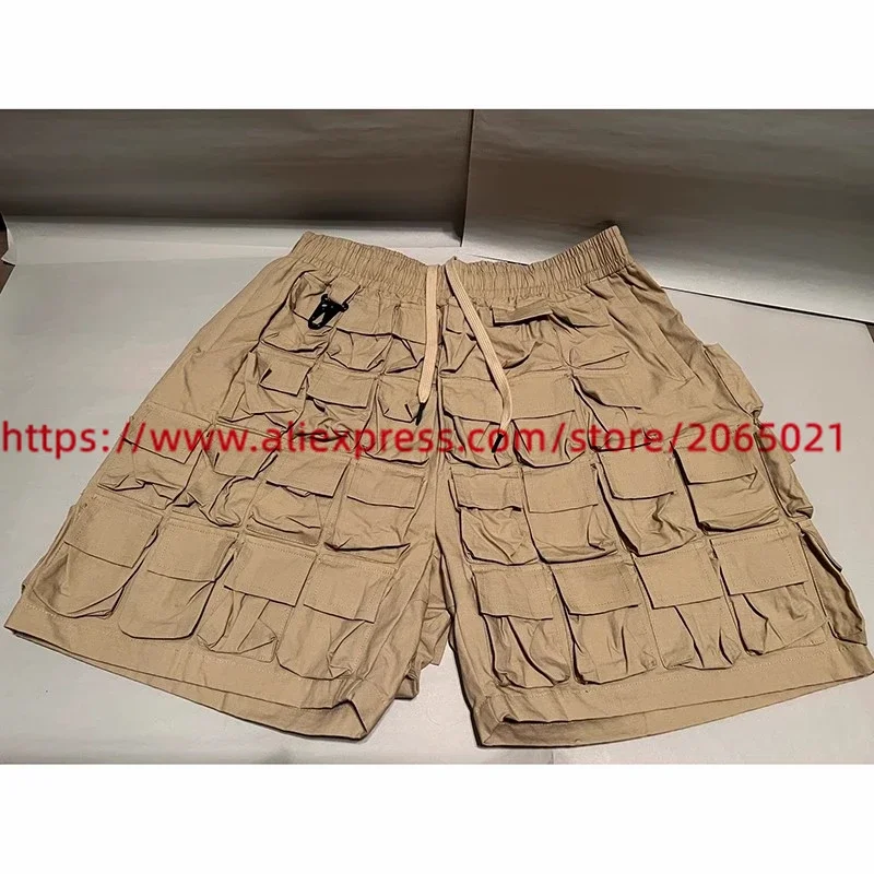 Flaneur 58 Pocket Cargo Work Shorts Men Women Ultra Multi Pocket Functional Drawstring Breeches 4