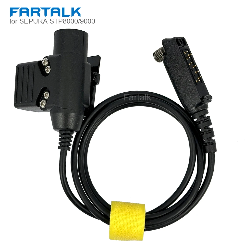 Тактическая гарнитура U94 до 7,1, PTT для SEPURA STP8000 STP8030 STP8035 STP8038 STP8040 STP8080 STP9000, двухсторонняя радиостанция Walkie Talkie