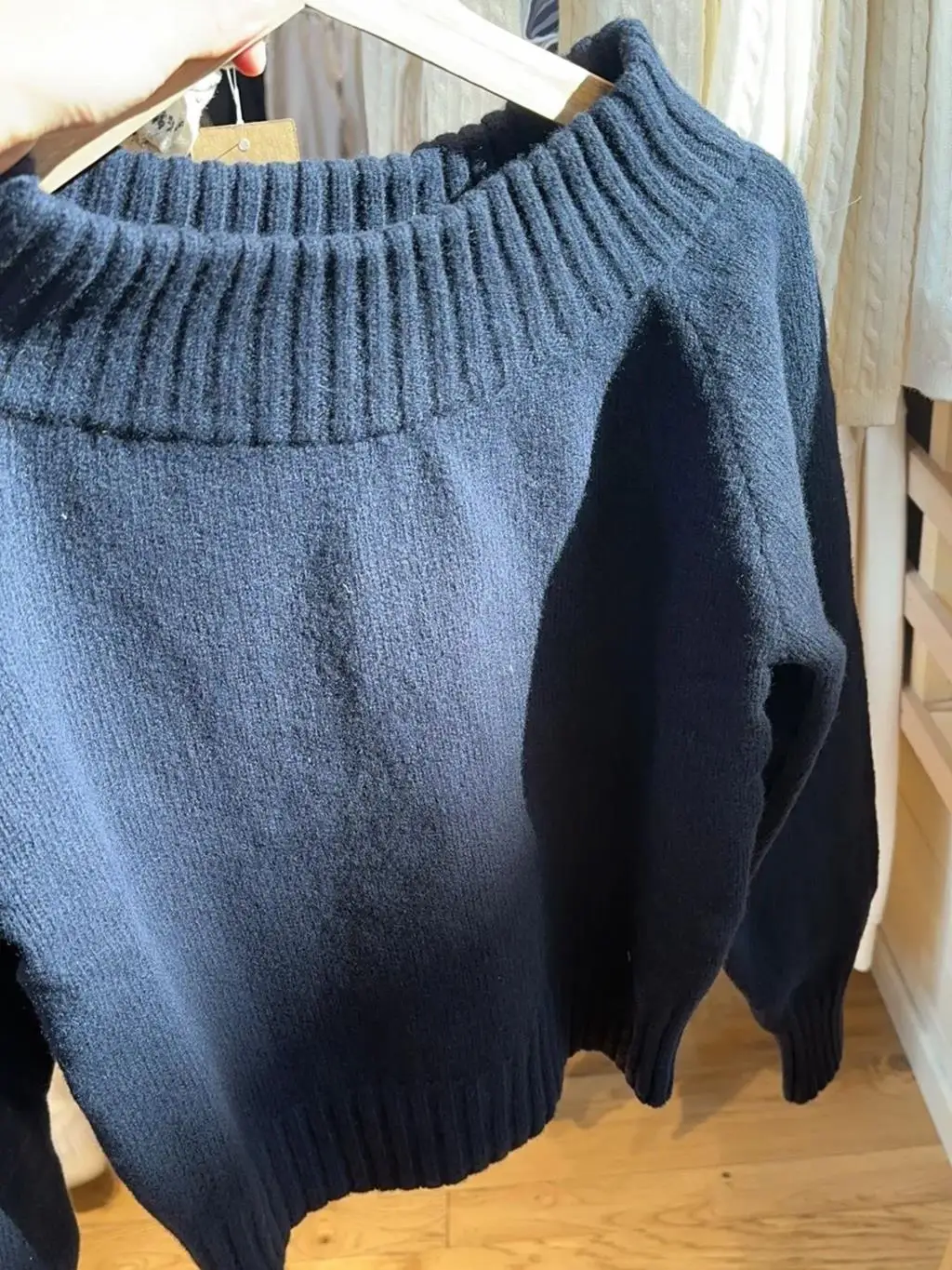 Knit Sweater Sueter Cortado Zara Suéter Vintage Fino Cortado, Gola