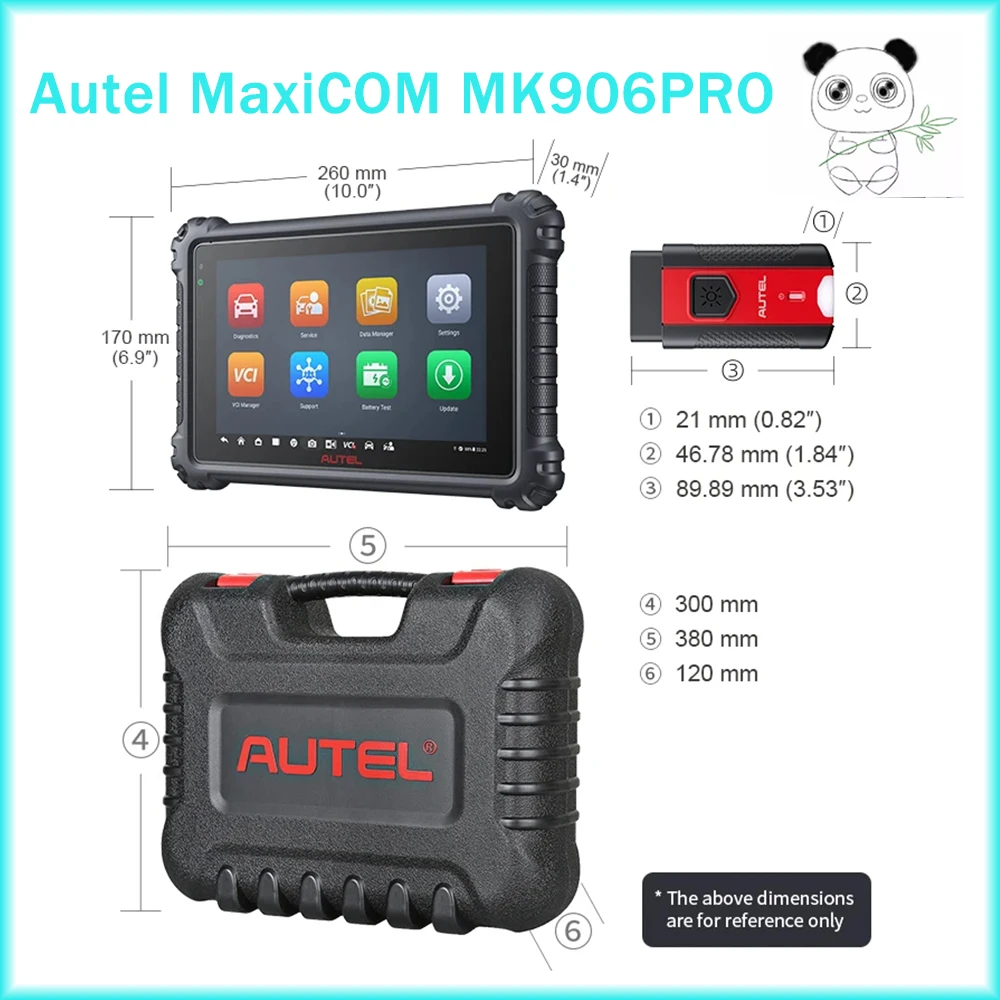 

Автомобильный диагностический сканер Autel MaxiCOM MK906PRO, Bluetooth-устройство для кодирования ECU MK906 PRO PK MS906BT MK906S PRO, автомобильные инструменты