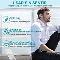 Auriculares Conducción Ósea Paramta — Oreja Abierta, BT 5.3, IPX7, Luz Nocturna, 20h 2