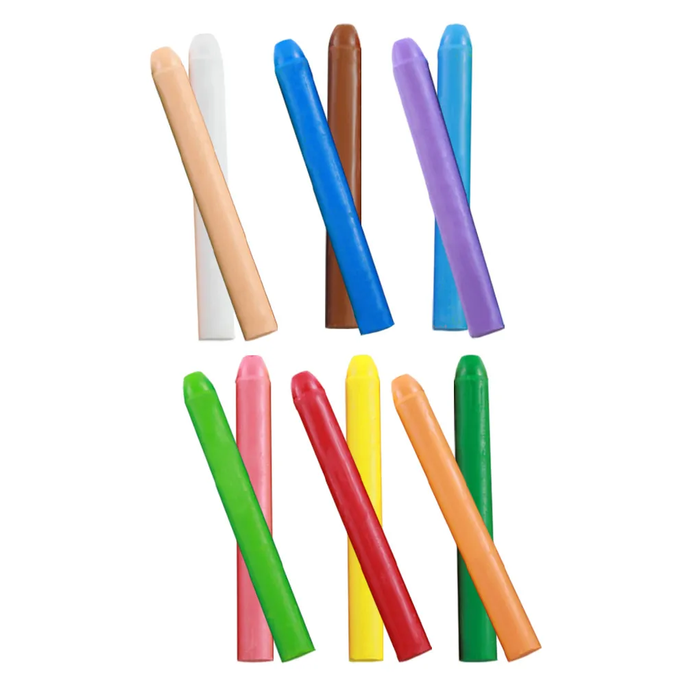 12Pcs 가정용 교사 분필 다용도 먼지 없는 분필 쓰기용 스케치 미술 용품 교실 및 가정용