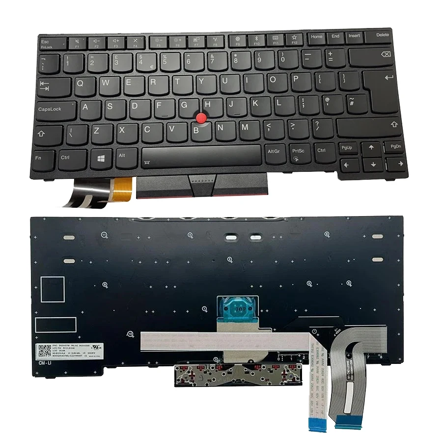 Клавиатура для ноутбука Lenovo ThinkPad E480 E485 E490 T480S T490 T495 L380 L390 L480 L490 P43s