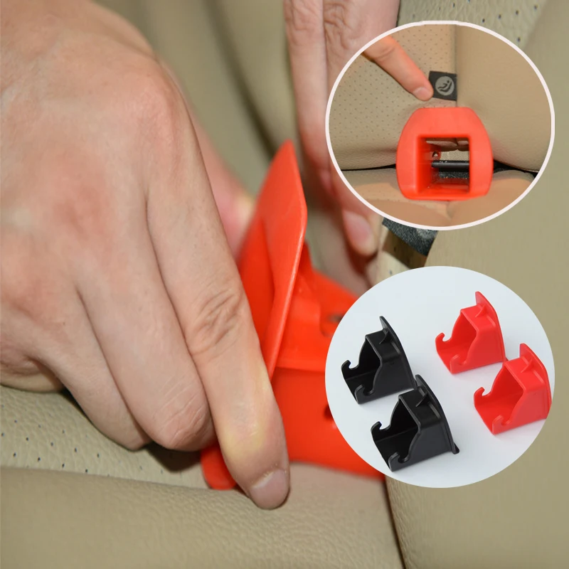 1 Paio Automotive Child Seat Interface Guide Slot Guide Slot Espansione Porta Interfaccia Belt Latch Guide Auto Per Isofix