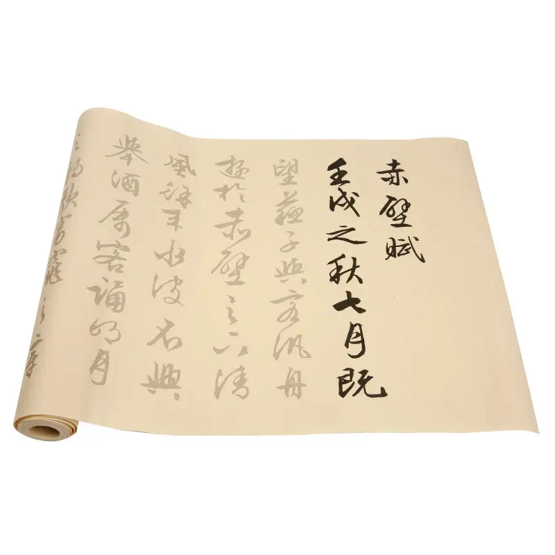 Chinesische Wen Zhengming Pinsel Stift Kalligraphie Copybook Rolling Reis Papier Copybook Erwachsene Running Script Kalligraphie Copybooks – Detail 3