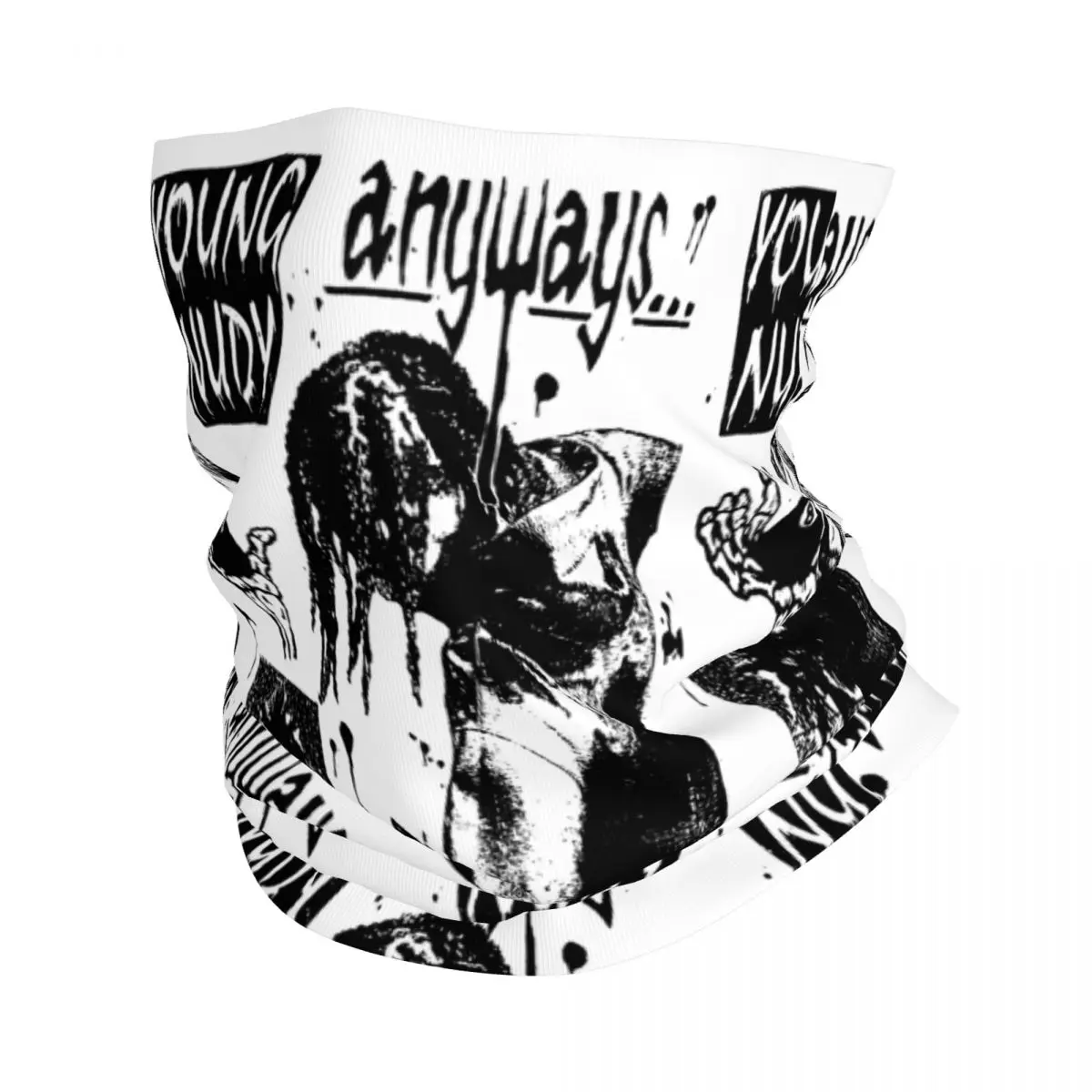 

Young Nudy Playboi Carti Bandana Neck Gaiter Printed Balaclavas Wrap Scarf Multi-use Running for Men Women Adult Windproof