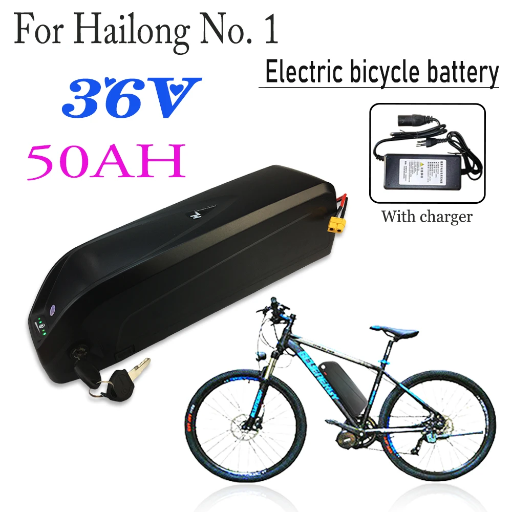 

36V 50Ah For Hailong No. 1 High capacity newly upgraded BMS battery pack,Long lasting endurance，With charger