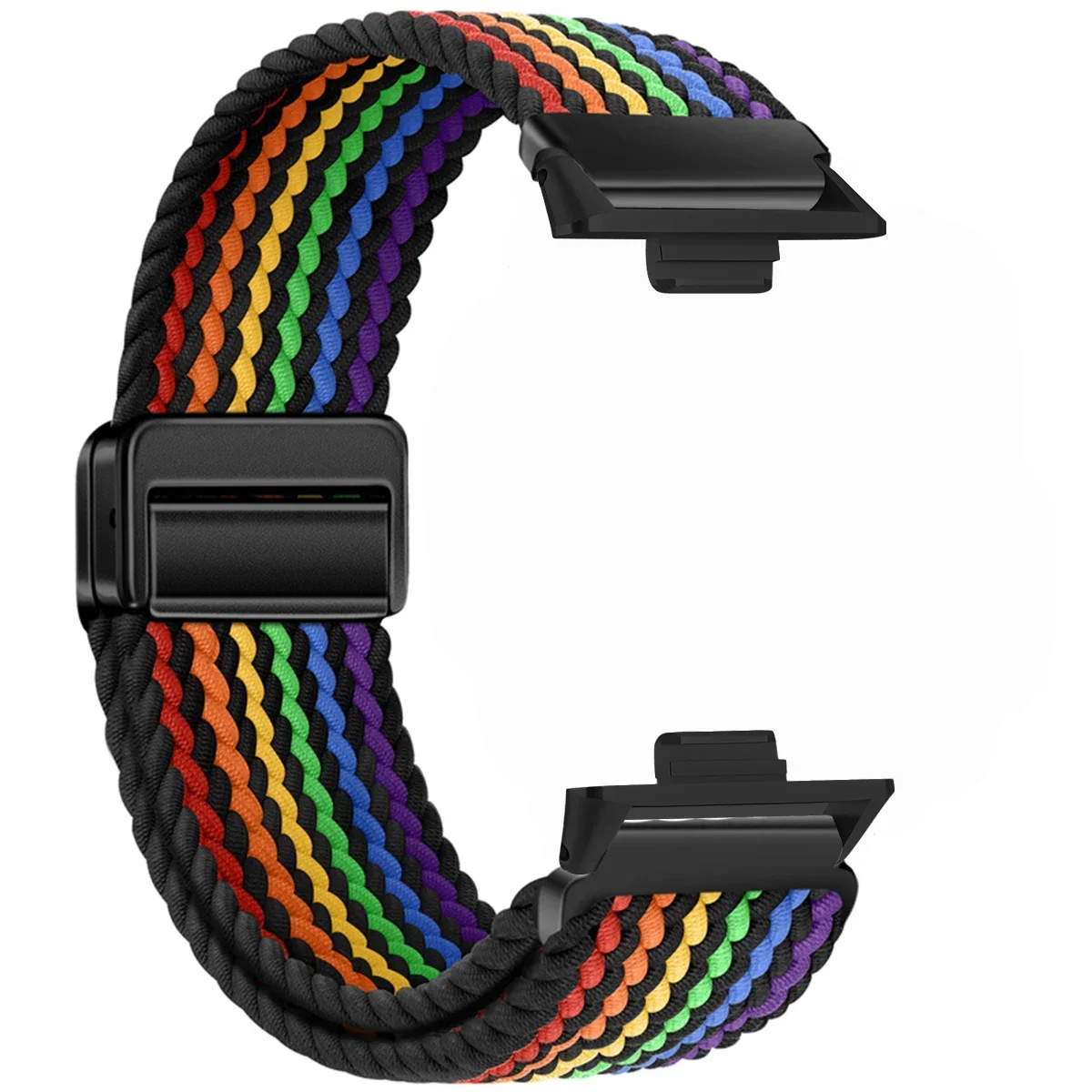 Nylon Braided Magnetic Buckle Strap - Breathable & Comfortable Replaceable Band