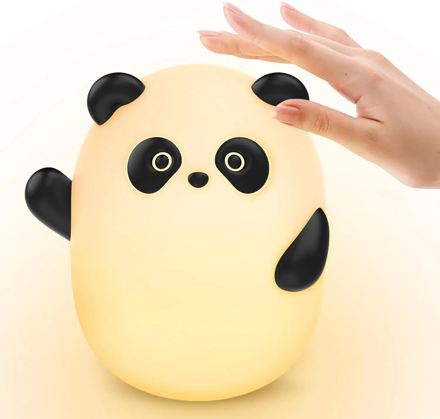 

COLSUR Panda милые светильники 3 уровня Светодиодный Squishy с регулируемой яркостью, в виде животных, в виде глаза, для детей, подарки на день рождения, украшение для спальни