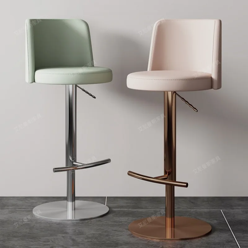 Nordic Luxury Bar Chairs Island Bedrooms Italian Creative Bar Stools Comfortable Lounge Restaurante Muebles Interior Decorations