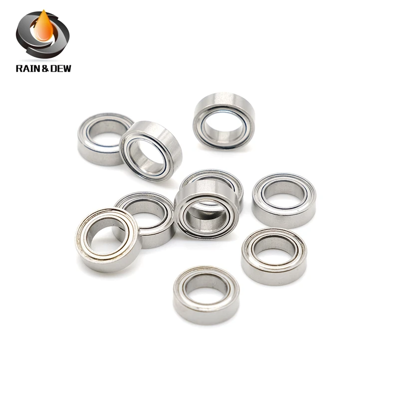 Inoxidável, SMR74ZZW2, ABEC-7, MR74ZZ, 4x7x2mm, 10Pcs