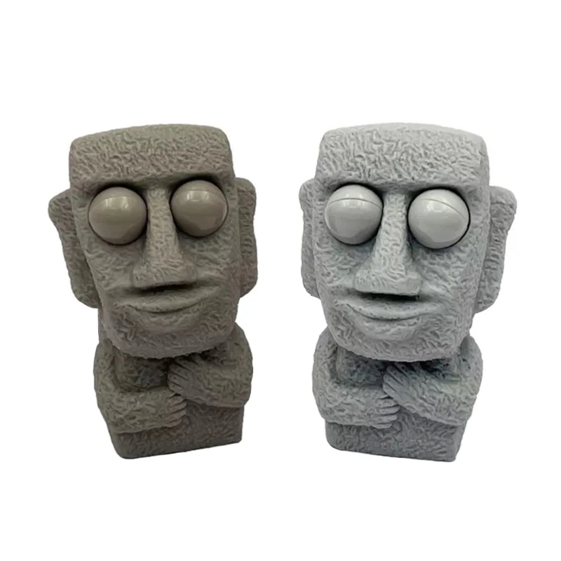 

Lovely Rock Man Squeezable Toy AntiStress Vent Toy for Students Teens Favor Gift H37A