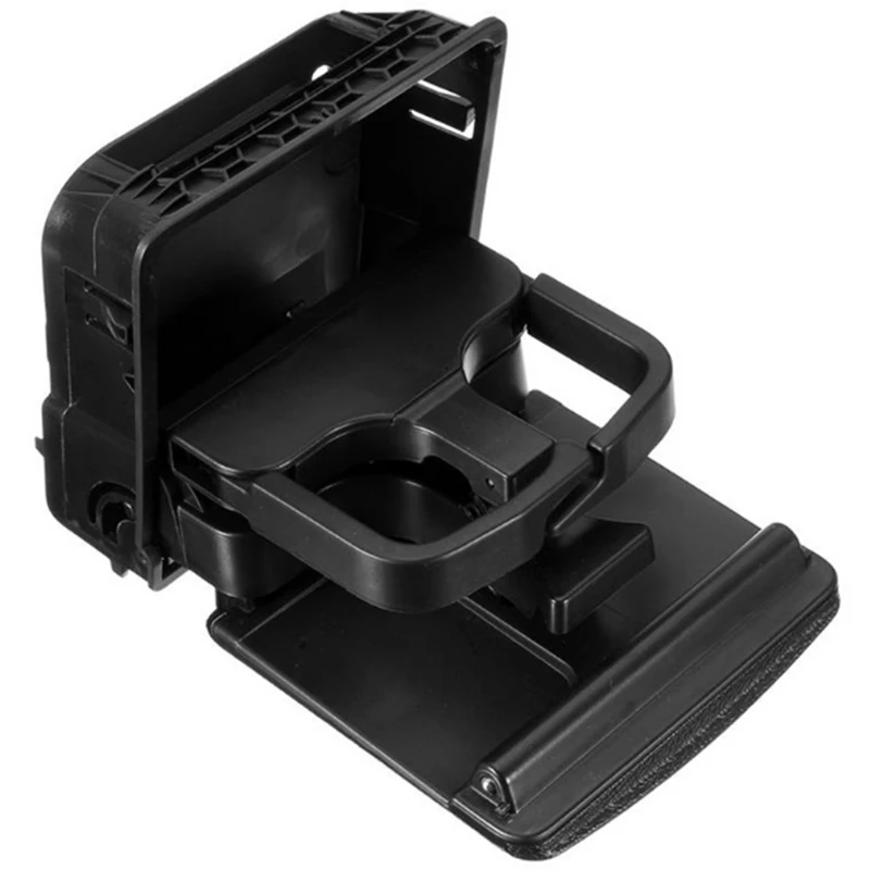 

Black Car Central Console Armrest Rear Cup Holder Box for VW Golf MK5 MK6