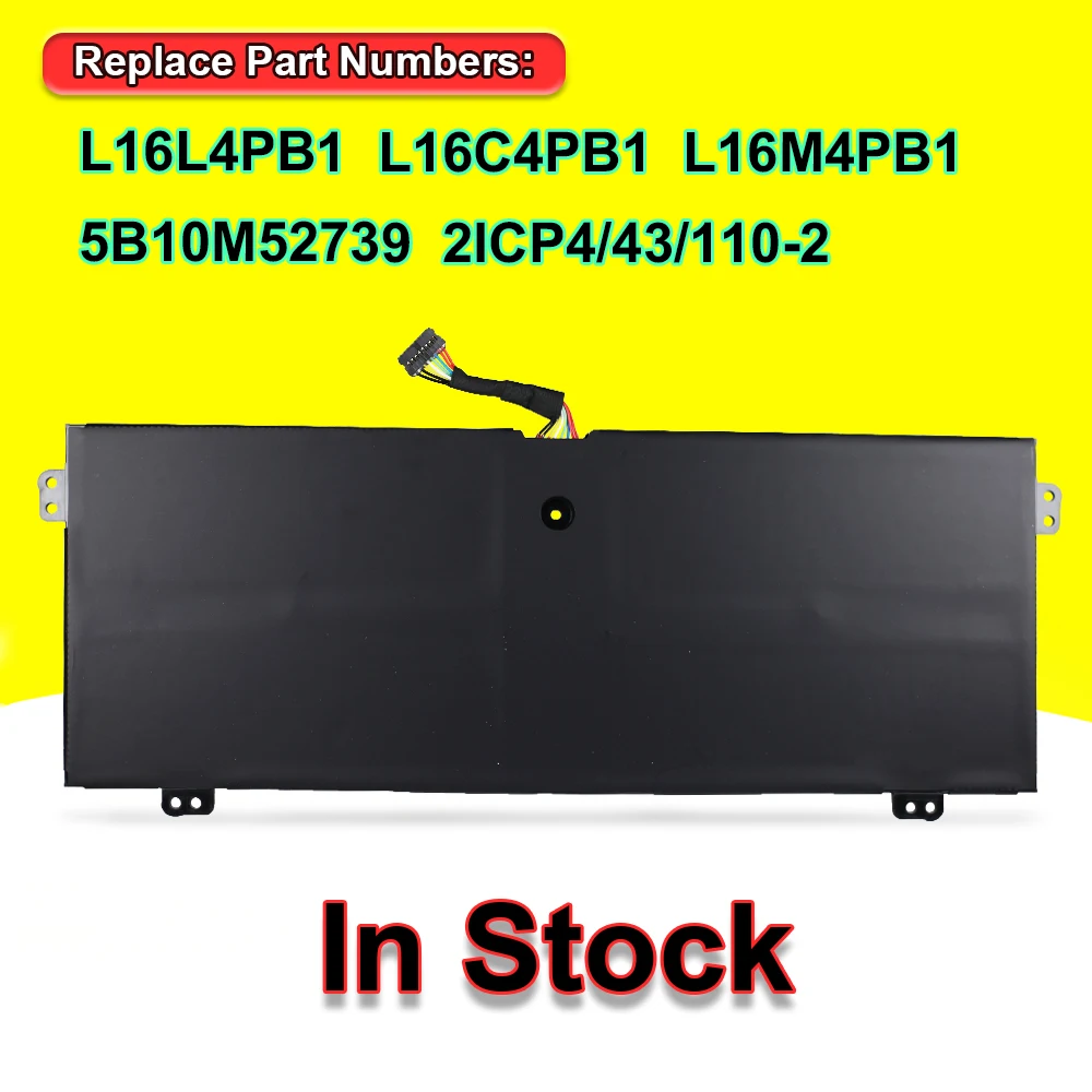Bateria do Portátil para Ioga de Lenovo L16c4pb1 72013ikb 720-13ikbr 720-15ikb 730-13ikb 730-13iwl L16l4pb1 L16m4pb1 7.68v 48wh - Imagem 5