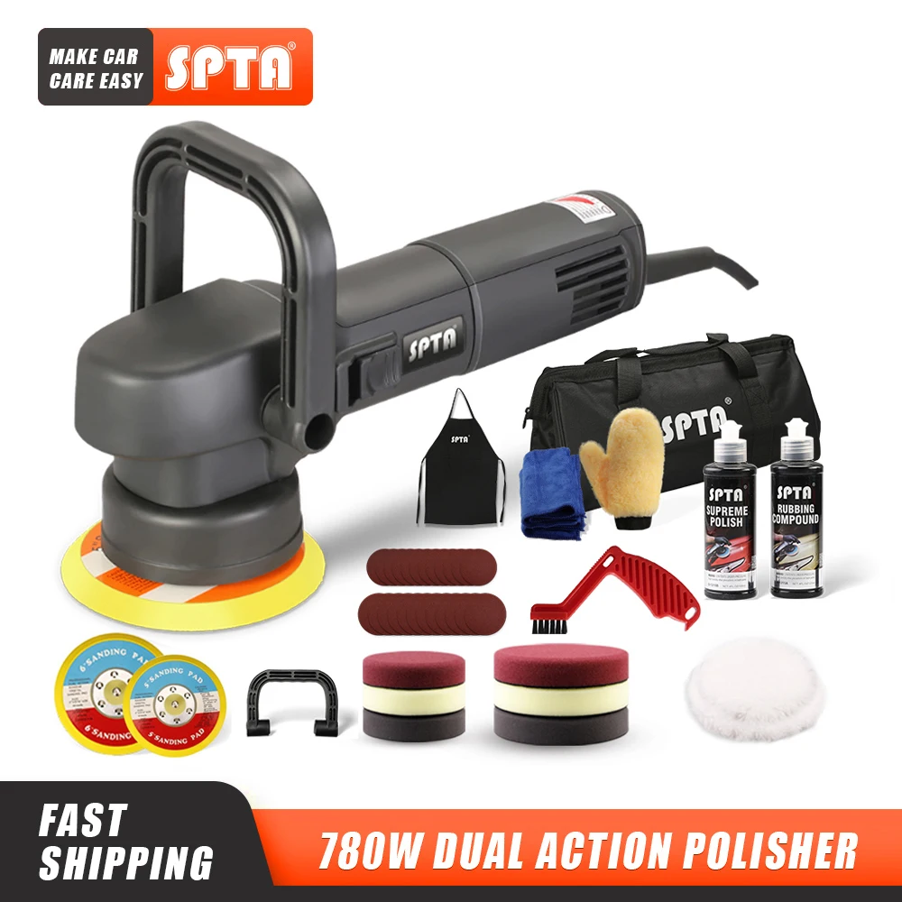 Spta Buffer Polisher, 5inch 125mm Dual Action Polisher Random Orbital