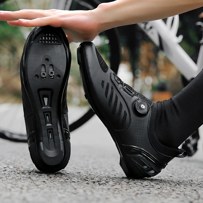 LiXingMing Cycling Shoes Road Bike Men Blue Racing Contest Self-Locking Breathable Mountain Bicycle Sneakers  Zapatillas Mtb 5