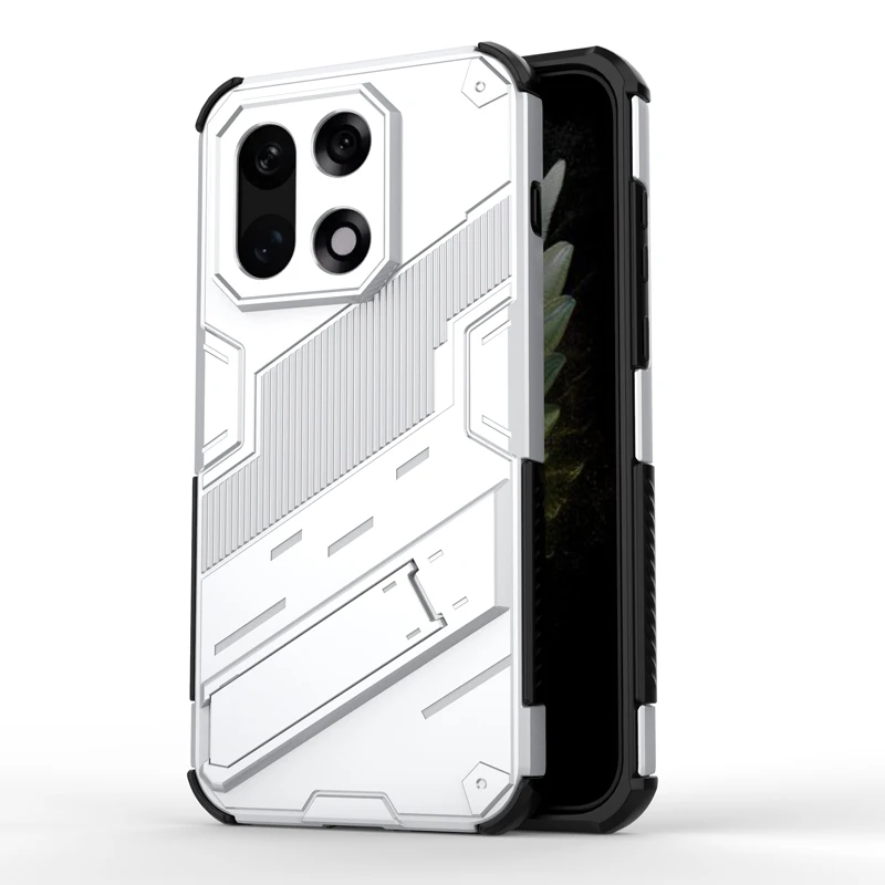 ELVEV Punk Style Shockproof Rugged Armor Phone Case with Bracket