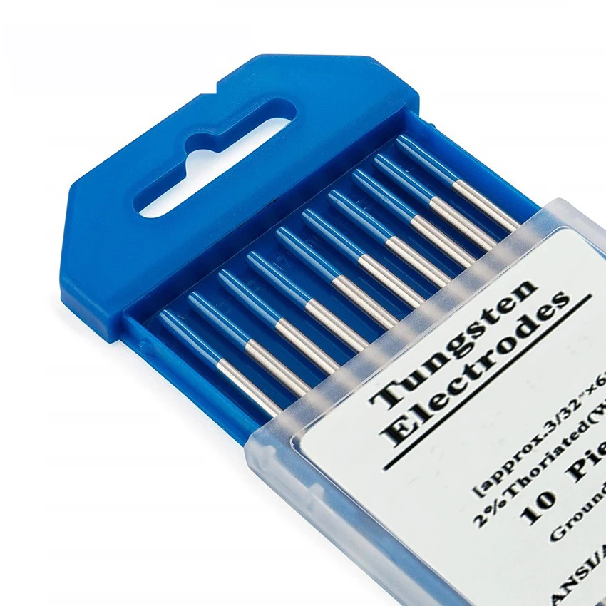 2% Lanthanated WL20 TIG Tungsten Electrodes 10pcs 1.0 1.6 2.0 2.4 3.0 4.0 Blue Metalworking