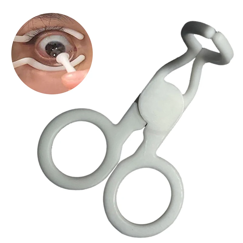 Contact Lenses Tools Color Contact Lenses Inserter Remover Plastic Soft Tip Tweezer Stick 1Pcs