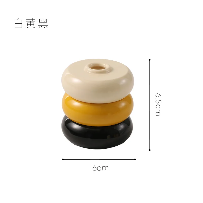 Nordic Style Desktop Ornaments Melamine Round Aromatherapy Essential Oil Aromatherapy Stick Decorative Bottle Jar