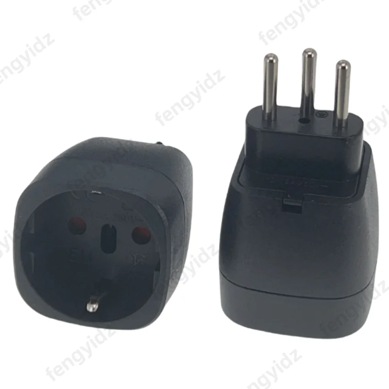 Universal European to Swiss Travel Power Adapter - 10A 250V Converter Plug