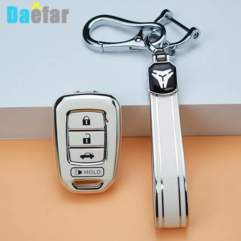 4Button TPU Phnom Penh Car Key Cover Case Shell For Honda Accord 2016