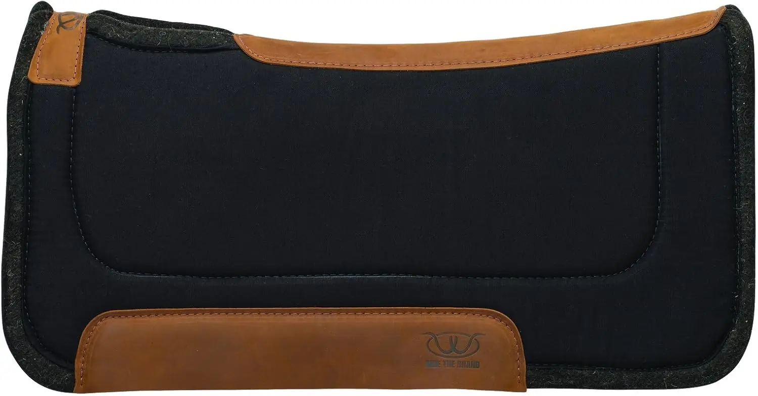 Working Contoured Saddle Pad with Wool Felt Bottom
