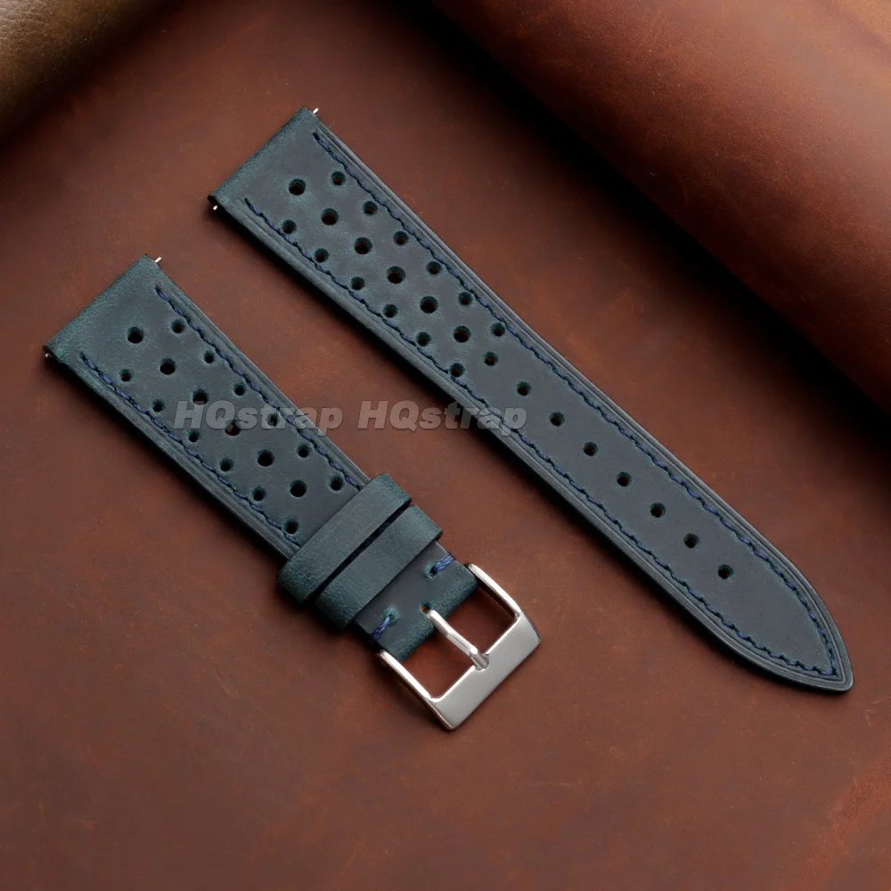 Vintage Genuine Leather Universal Wristband - Breathable Cowhide Strap