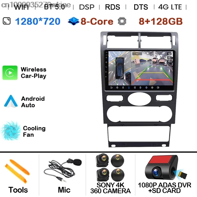 8G-128G 360 DVR