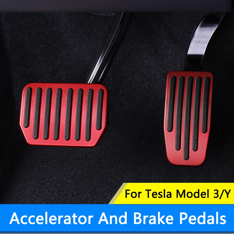 

TAJIAN Anti-slip Rest Pedal Accelerator Brake Pedals Upgraded Sturdy Modification Easy To Install Suitable For Tesla Model 3/Y