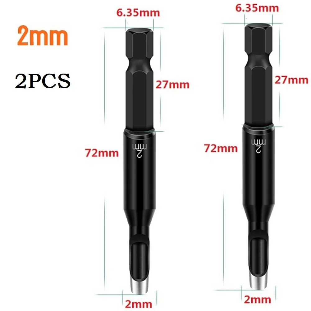 

2pc 72MM 2-25mm Hex Shank Adapter Electric Machine Hollow Punch Drill Cardboard Leather Belt Carbon Steel Hand Tools