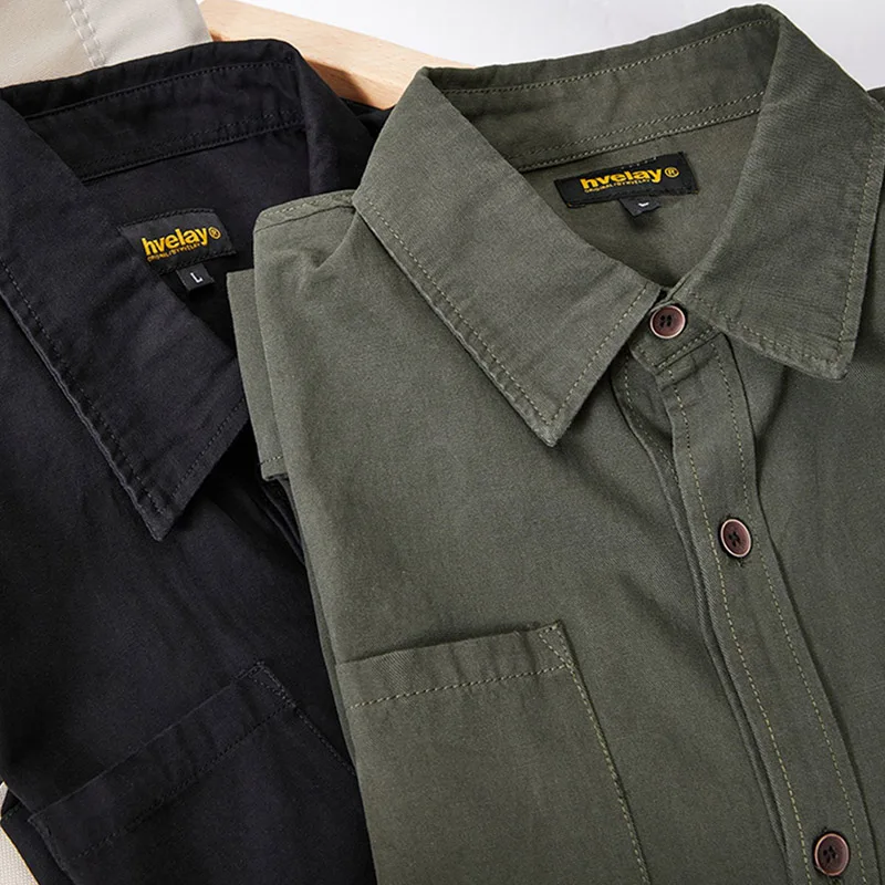 2023 New Loose Fashion Workwear Long Sleeved Coat Korean Edition Men's Leisure Travel Designer Lightweight Breathable Top Jacket
