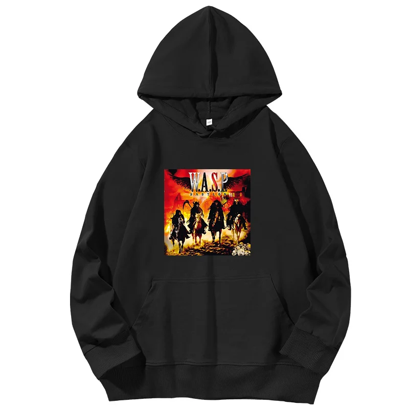 

Metal Rock Band Legend Album Babylon Logo Classic graphic Hooded sweatshirts cotton Hooded Shirt Spring Autumn Man sweatshirts