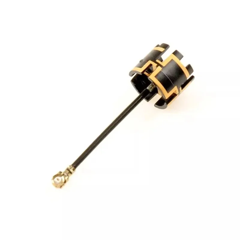Antenne FPV Happymodel Crown LDS 5.8GHz en 50mm, adaptée aux drones de course, légèreté et performance.