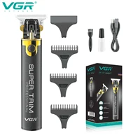 VGR Hair Trimmer Professional Hair Cutting Machine Barber Cordless Haircut Machine Hair Clipper Metal Trimmer for Men V-082