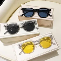 New Vintage Square Sunglasses Women Men Luxury Brand Small Round Sun Glasses Female Small Eyewear Sunglasses for Male Female 2
