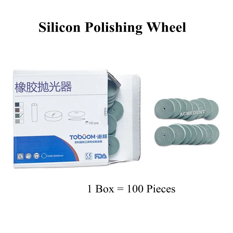 Toboom dental laboratório de polimento de silício roda polidor rotativo