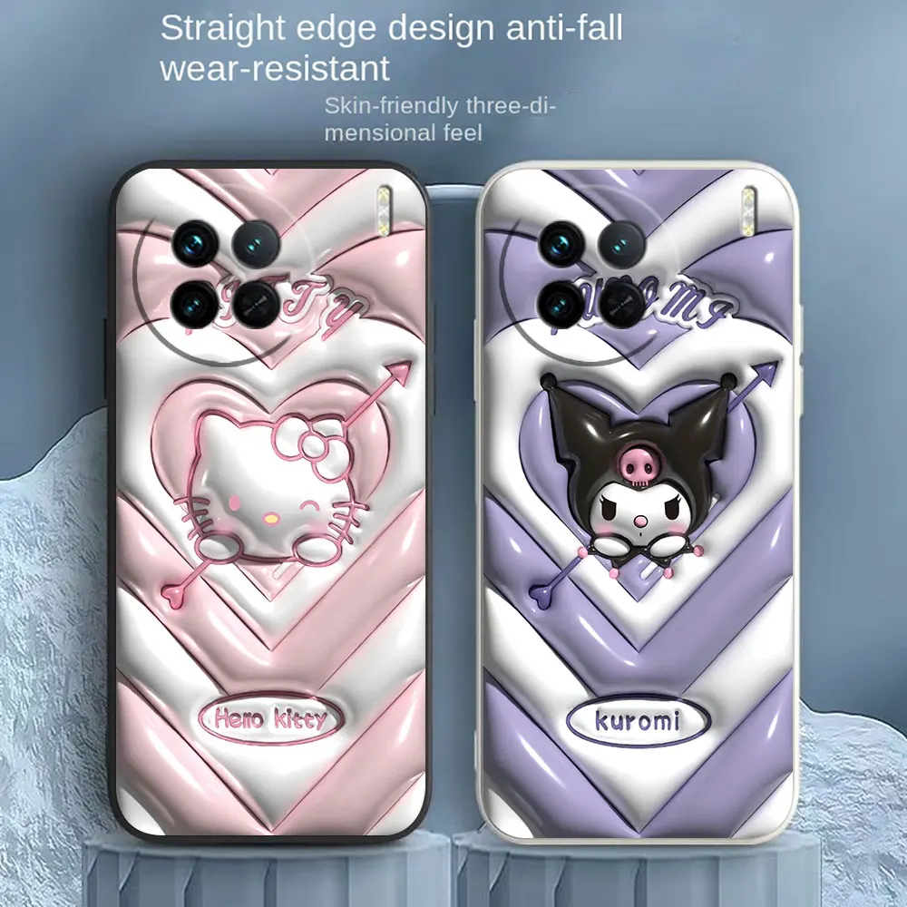 

Funny Hello K-Kitty K-kuromi Phone Case For VIVO X21I X21S X23 X27 X30 X50 X60 X70 X80 X90 5G PRO PLUS Silicone Case Funda Shell