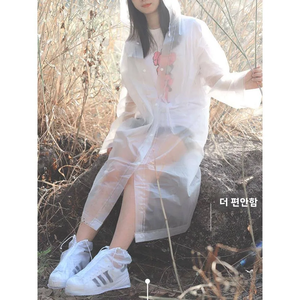 방수 PVC 신발 커버 지퍼가 달린 두꺼운 미끄럼 방지 내마모성 야외 여행용 신발 커버 남성과 여성 모두를 위한 내구성