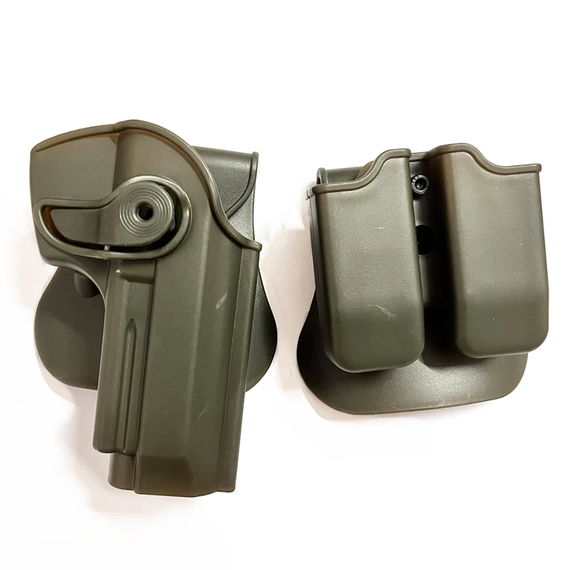 Tactical Gun Holster For Beretta M9 Handguns With Magazine Pouch M9 Belt Holster IMI Style Defense Retention
