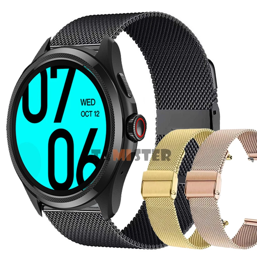 Pulseira de Metal para Ticver Pro Pulseira Pulseira de Substituição em Aço Inoxidável Pulseira Acessórios Correa