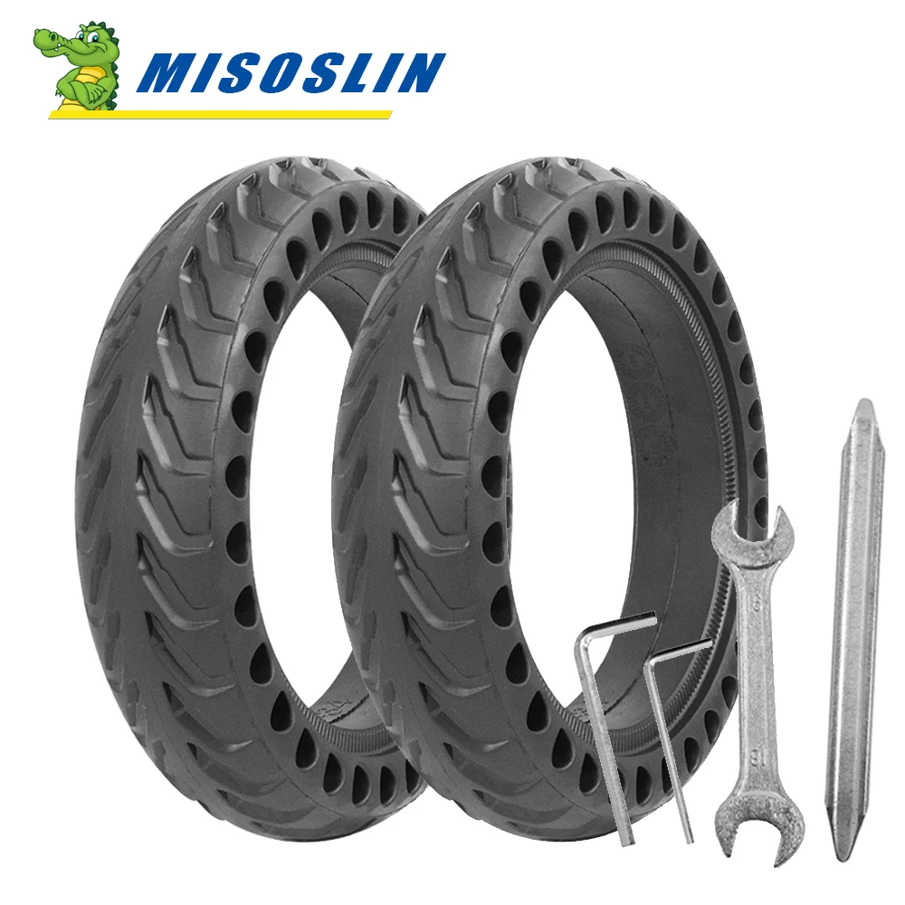 Scooter Tire 8.5 Inches Solid Tire for Xiaomi M365 Pro Electric Scooter 1S Pro 2 Essential Scooter Non-Pneumatic Tyre Damping Rubber Tyres