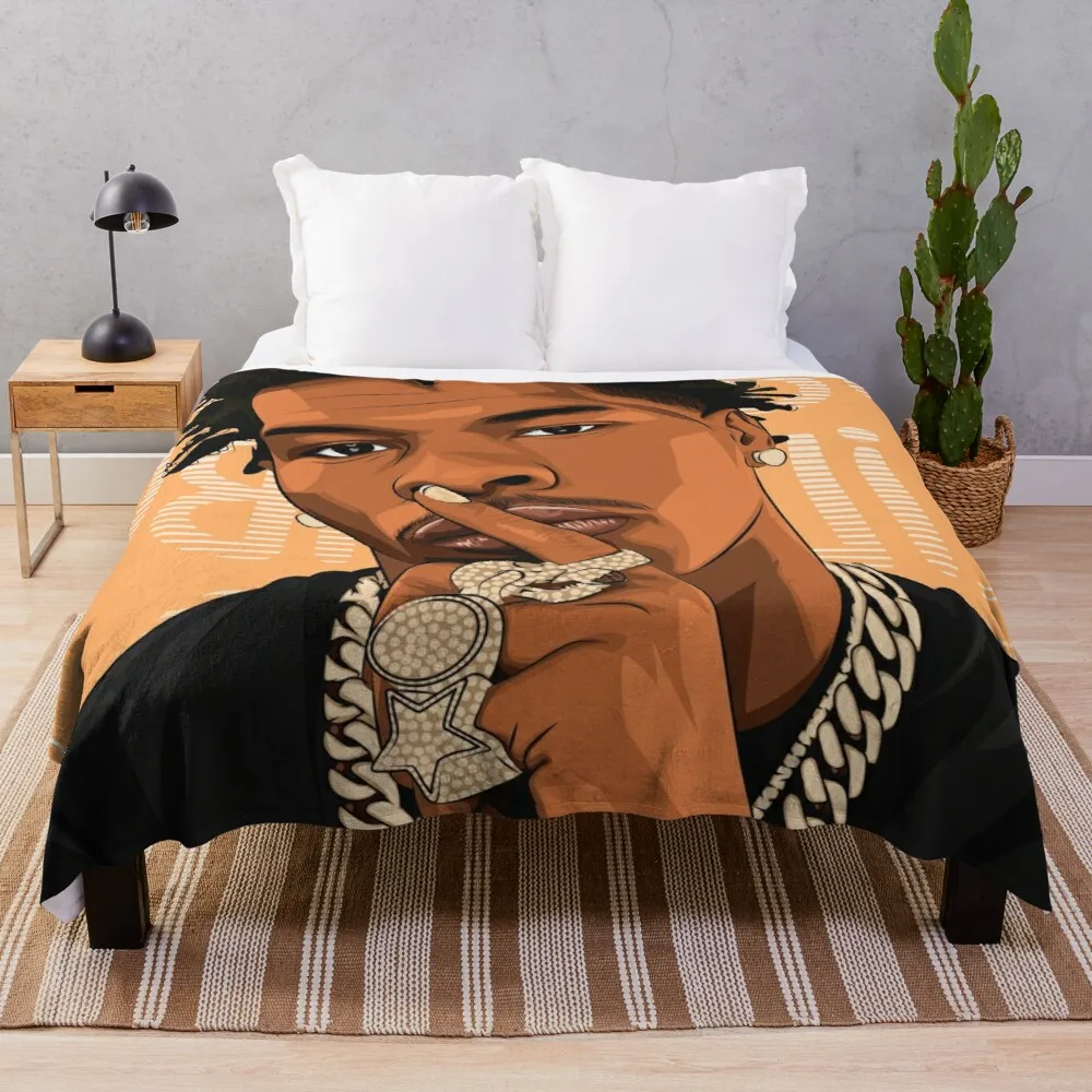 

Lil Baby Throw Blanket Warm Blanket Luxury Designer Blanket Cute Blanket