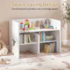 Kids Table and 2 Chairs Set with Chalkboard, Multi-Purpose Toddler Activity Table for Drawing, Eating & Studying