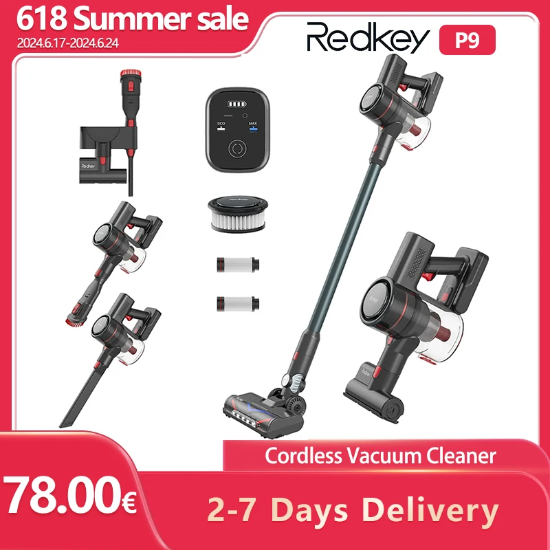 REDKEY P9 odkurzacz bezprzewodowy za $80.97 / ~328zł