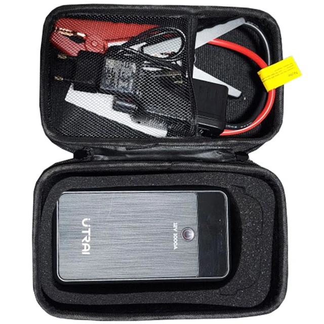 Démarreur de saut de voiture 2500a, batterie avec chargeur sans fil 10W,  écran LCD, marteau de sécurité - AliExpress