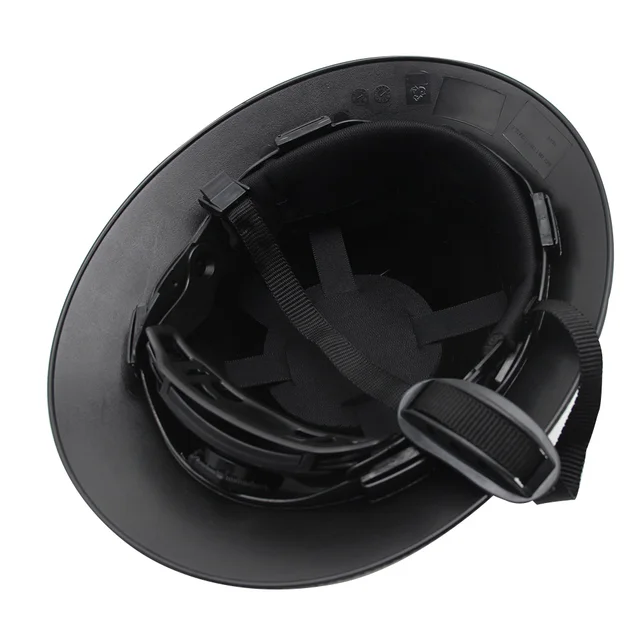 Carbon Fibre Full Brim Hard Hat