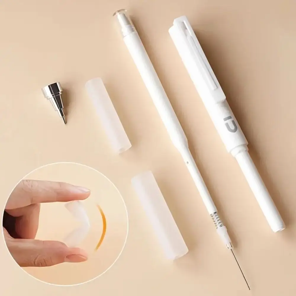 흰색 자동 연필 선물, 사무실 학생 문구, 지우개 연필 선물 상자, 플라스틱 학용품, 0.7mm